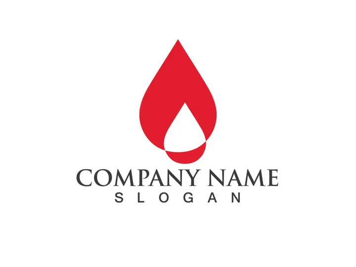 Blood drop donor vector icon