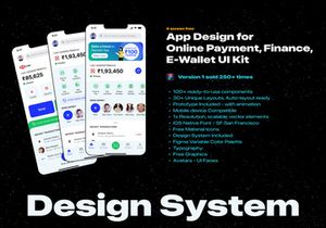 Payment Wallet App Figma UI Kit - V2 (Free Preview)