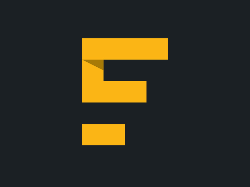 F letter Logo template vector  initials sign