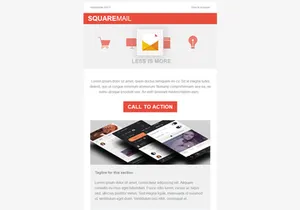 SquareMail Email Template (Mailchimp ready)