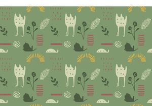 10 Modern Summer Scandinavian Doodle Patterns