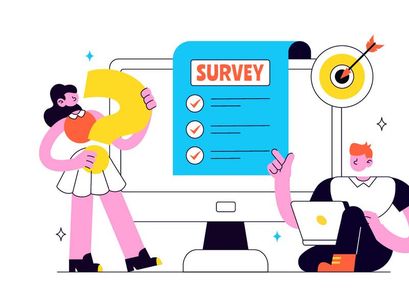 10 Survey Vector Illustration