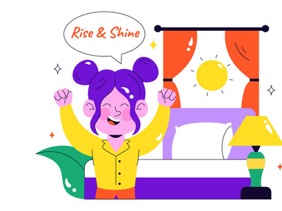 10 Daily Morning Rituals Illustration