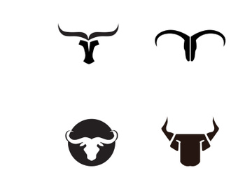 bull head horn logo preview picture