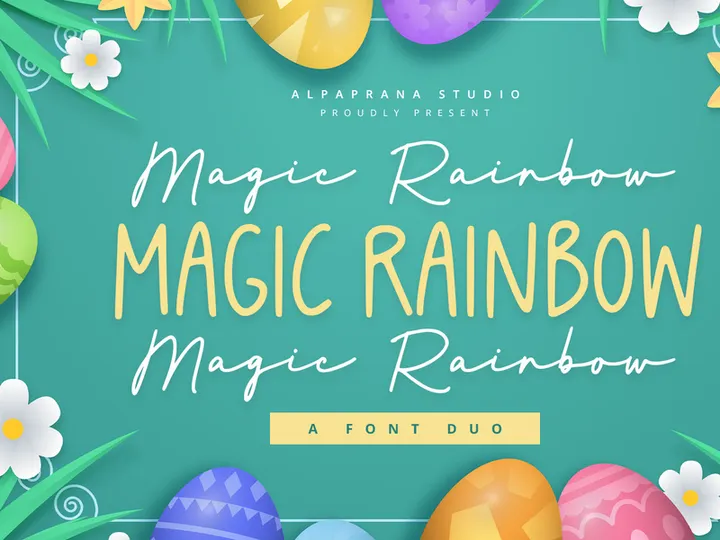 Magic Rainbow - Font Duo