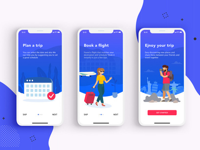 EasyGo - Travel App UI Kit for FIGMA
