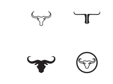 bulls head horn logo