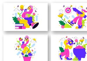 10 Personal Growth Illustration