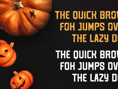 Spooky Pumpkin - Quirky Vintage Font