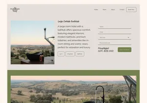 Retros Hotel - Landing Page