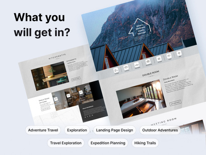Harmonia | Hotel Landing Page UI Kit