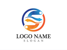 Business corporate S letter logo design vector