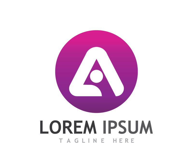 modern and creative initial letter A logo.