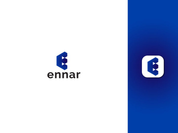 Lettermark Logo - Letter E Logo - Gradient Logo - Business Logo Design preview picture