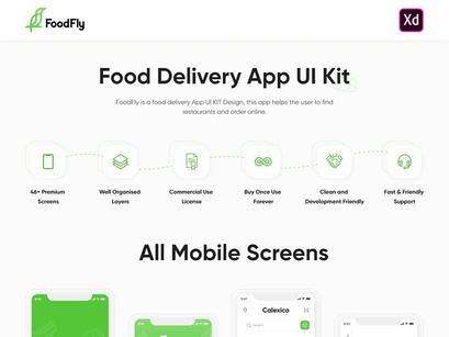 Food Delivery App - FoodFly UI Kit