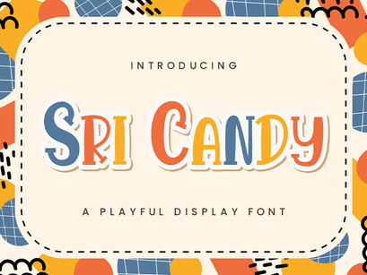 Sri Candy - Playful Display Font
