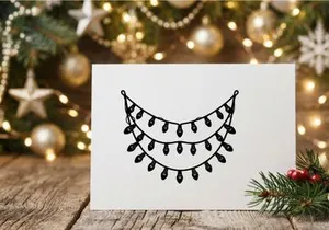 Dekorative Weihnachts-Lichterketten für festliche Deko