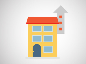 House or home design template vector illustration. Logo for real estate business or company preview picture