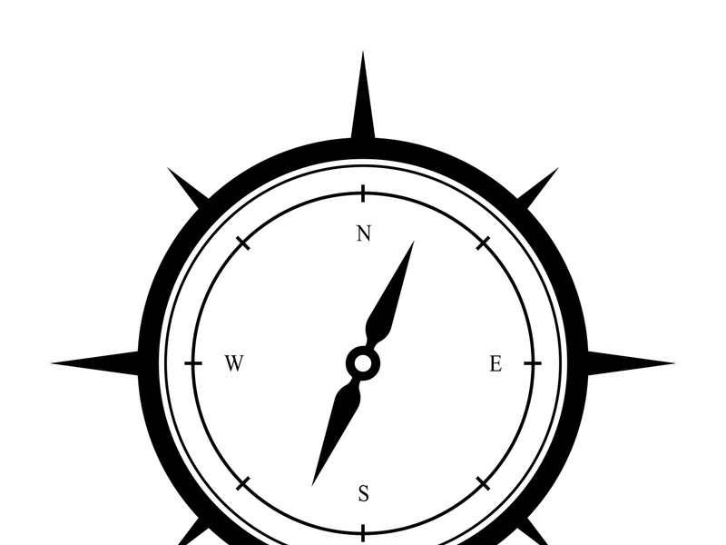 compass icon isolated on background.modern flat compass pictogram,business,marketing,internet concept.trendy simple vector symbol for websitedesign or button to mobile app.logo illustration.