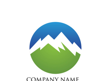 Mountain icon Logo Template Vector illustration design preview picture