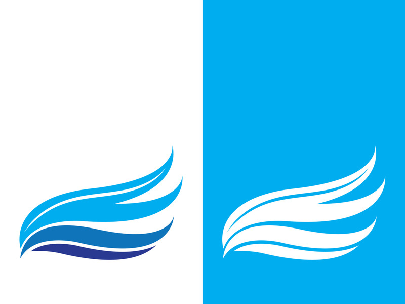 Wave beach vector illustration design logo