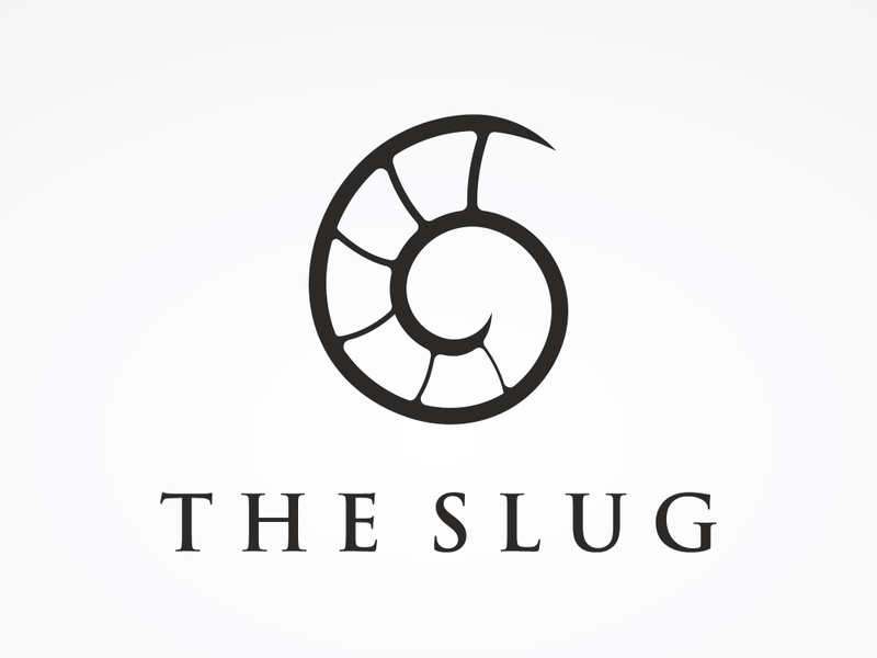Snail logo design.