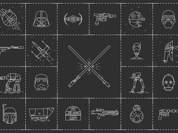 Star Wars free icons preview picture