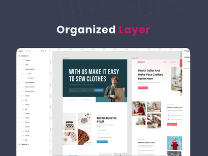Nisik - Fashion & Taylor Landing Page