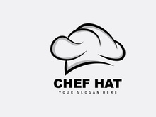 Chef Hat Logo, Restaurant Chef Vector, Design For Restaurant, Catering, Deli, Bakery