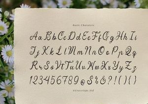 Yinderia | Handwritten Vintage Script
