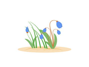 Flowers cartoon vector illustration preview picture
