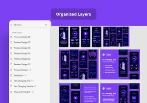 Electric Vehicles Charging App Design