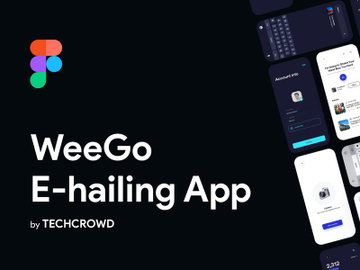 Weego E-hailing Mobile App UI Screens preview picture