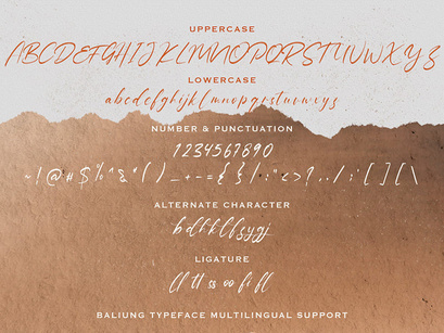 Baliung - Handwritten Font