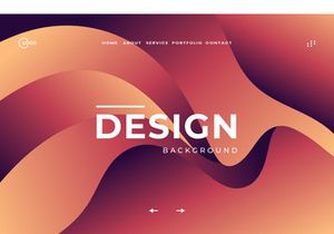 Vibrant Red Abstract Background Wave