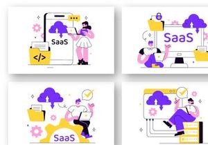 10 SaaS Vector Illustration