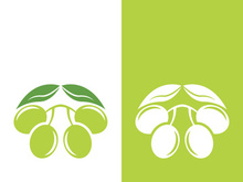 olive icon vector illustration design template
