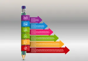 3D-Business Infography Set