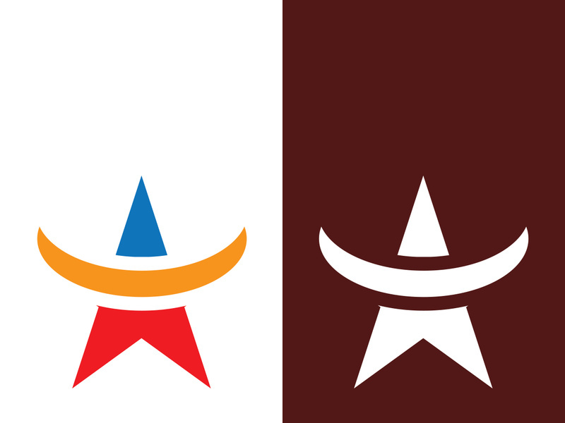 Star icon template vector illustration design