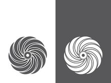 vortex vector illustration icon logo template design