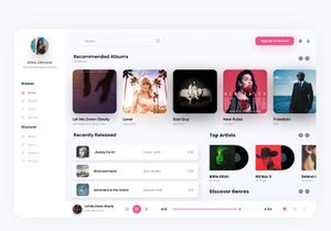 Music Player Web UI