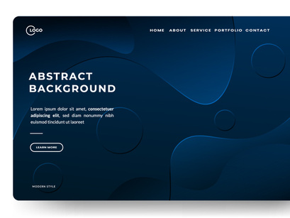 Abstract background Liquid color dark minimal design. Fluid vector gradient design for web development, banner