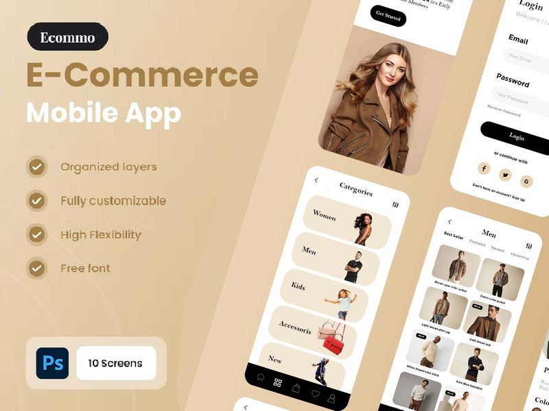 Ecommerce mobile app