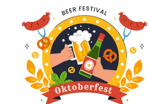 11 Happy Oktoberfest Beer Festival Illustration