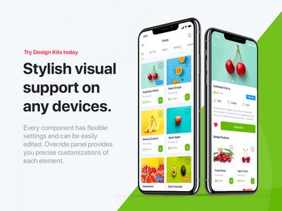 Delites - Online Grocery UI Kit for Adobe XD
