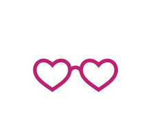 Glasses symbol vector icon