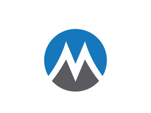 M Letter illustration icon Logo Template