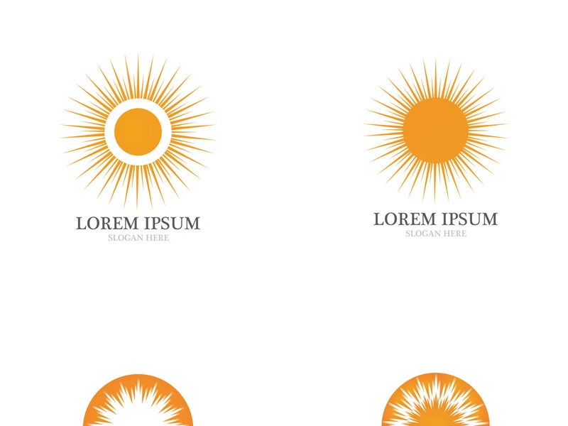 Sun Vector illustration Icon Logo Template design