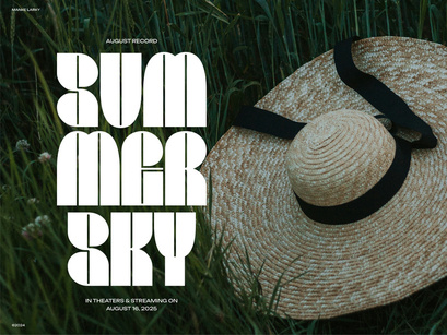 Manke Larky | Bold Display Sans
