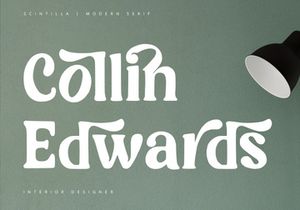 Scintilla - Modern Serif Font